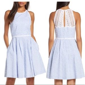 NWT Lilly Pulitzer Tori Eyelet Fit & Flare Dress